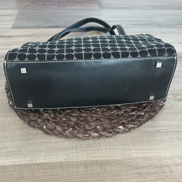 Kate Spade Black and Cream Dot Noel Sam Tote Shoulder Purse - Picture 3 of 8